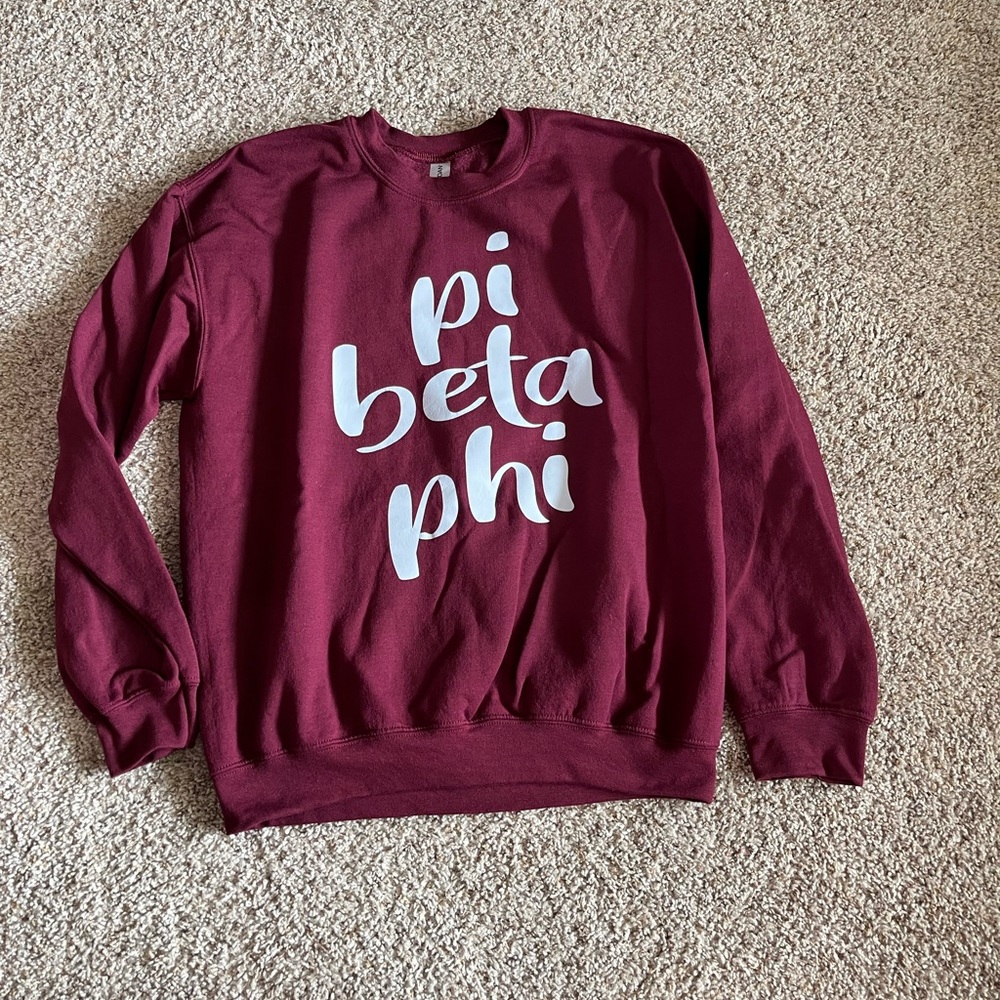Pi Beta Phi crew neck sweatshirt